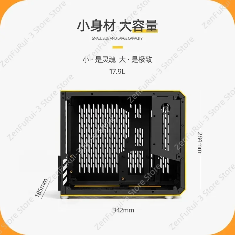 Casing PC Mini Portabel ITX MA - Mechanic Master C28 Matx Portable Pc Case ulasan dan harga