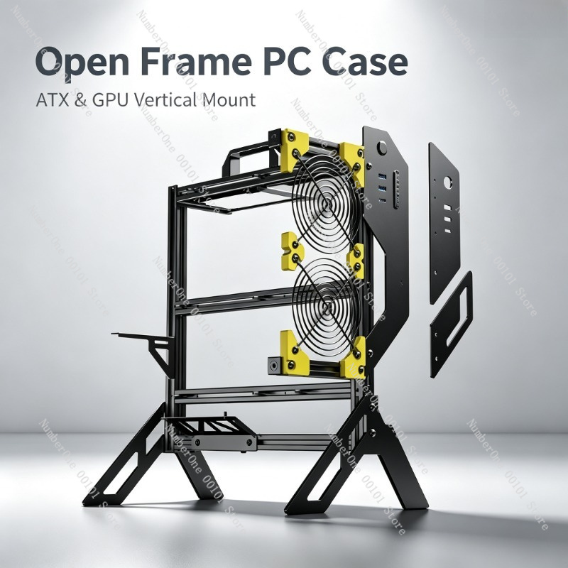 Casing PC Aluminium Rangka Ter - Aluminum Open Frame Test Bench Water Cooling ulasan dan harga