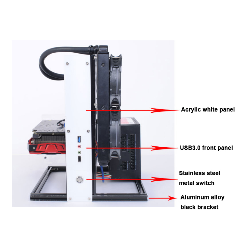 Bangku Tes Aluminium Pendingin - Aluminum Open Frame Test Bench Water Cooling ulasan dan harga