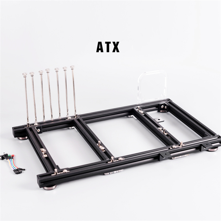 ATX PC Meja Tes Aluminium Aloi - Aluminum Open Frame Test Bench Water Cooling ulasan dan harga