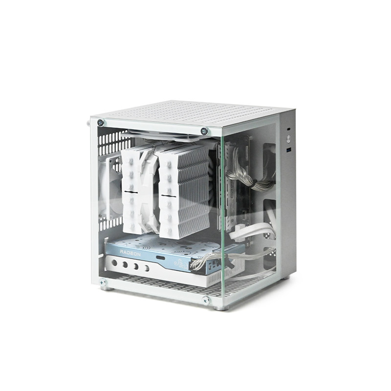 Casing PC ITX Portabel Alumini - Portable Aluminum Itx Case Carry Handle ulasan dan harga
